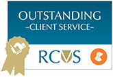 RCVS outstanding client service award
